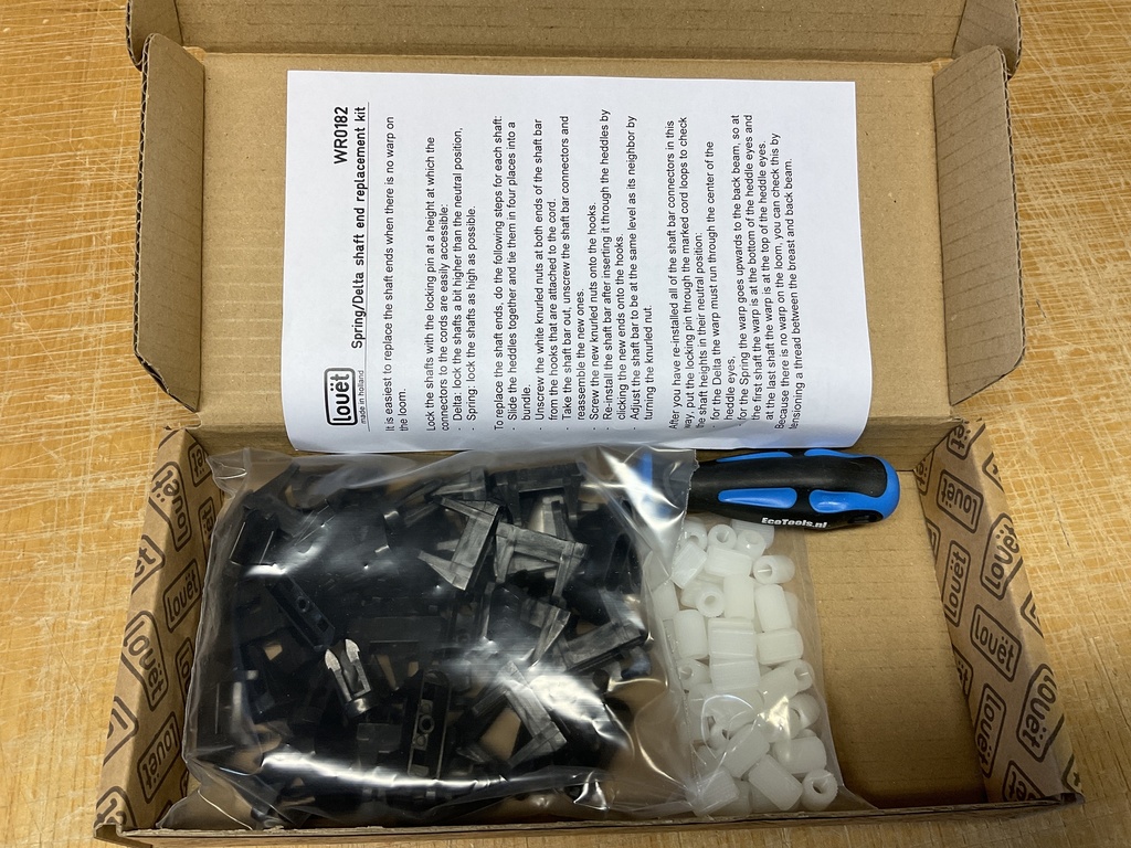 Spring/Delta shaft end replacement kit