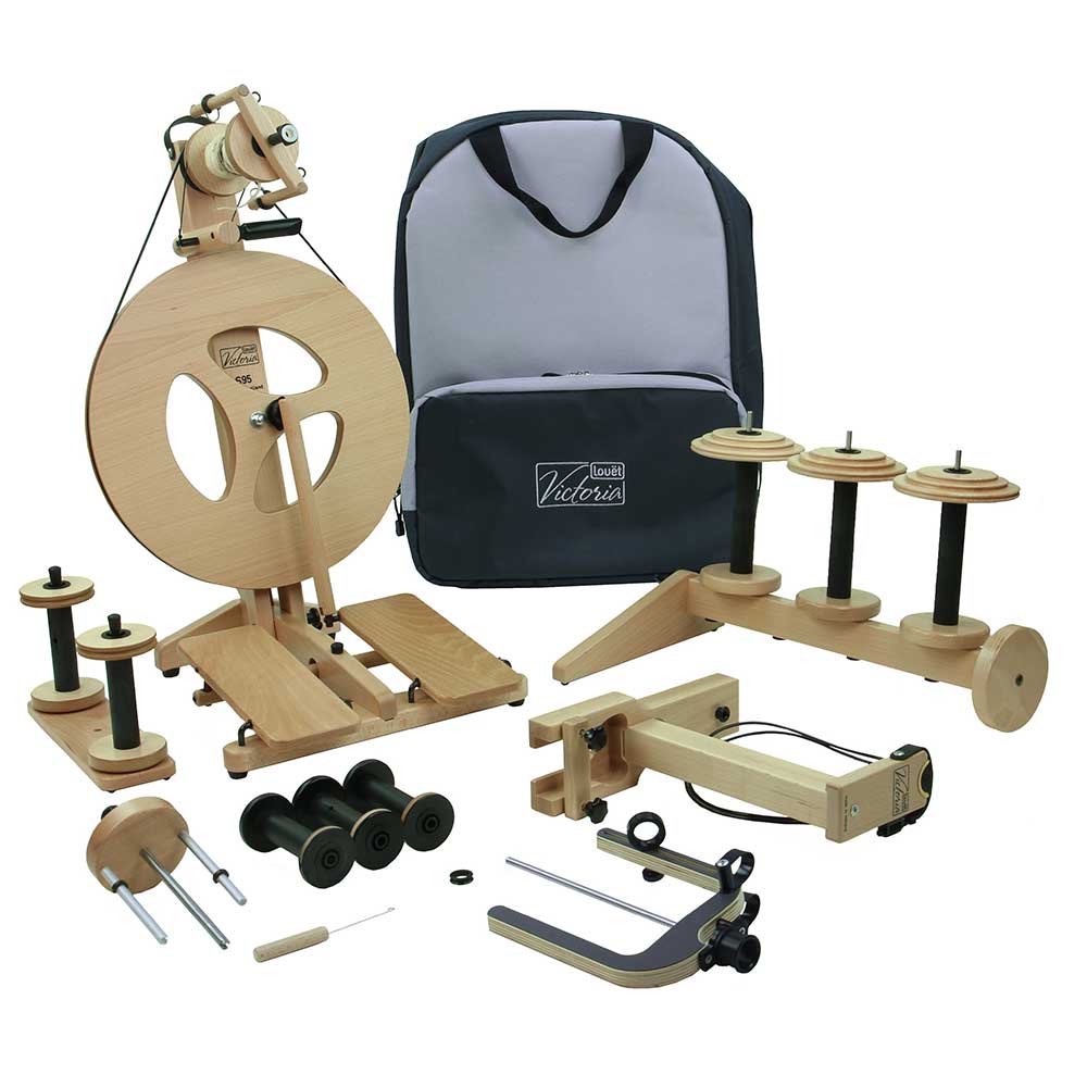VICTORIA Spinning Wheel Beech FULLY LOADED
