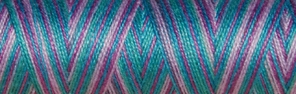 Venne Cotton Nm 40/2 mercerized multi-color mini spool nr. 8-4004 tiare " - per 6"