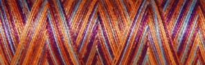 Venne Cotton Nm 40/2 mercerized multi-color mini spool nr. 8-3062 carnival " - per 6"