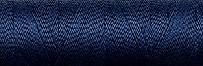 Venne ORGANIC GOTS Cotton Nm 50/2 mercerized mini spool 7-4003 steal blue " - per 7"