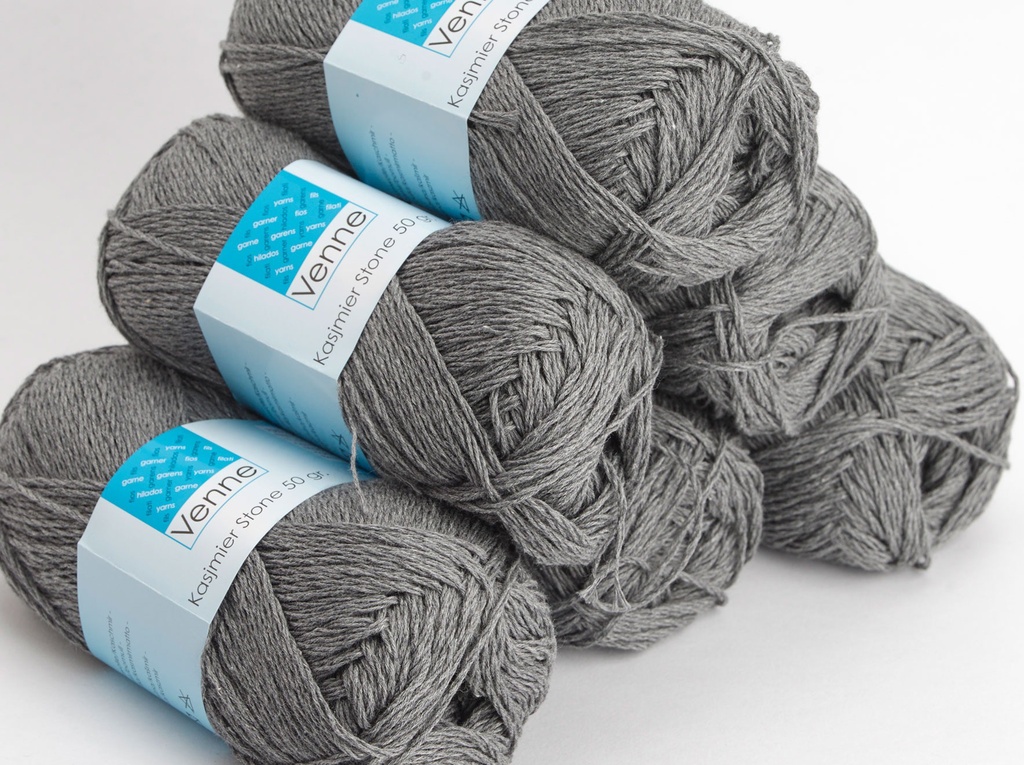 Venne Cotton/Cashmere Nm 25 70/30% Nm 50/6x3 50 gram 18-1006 Stone