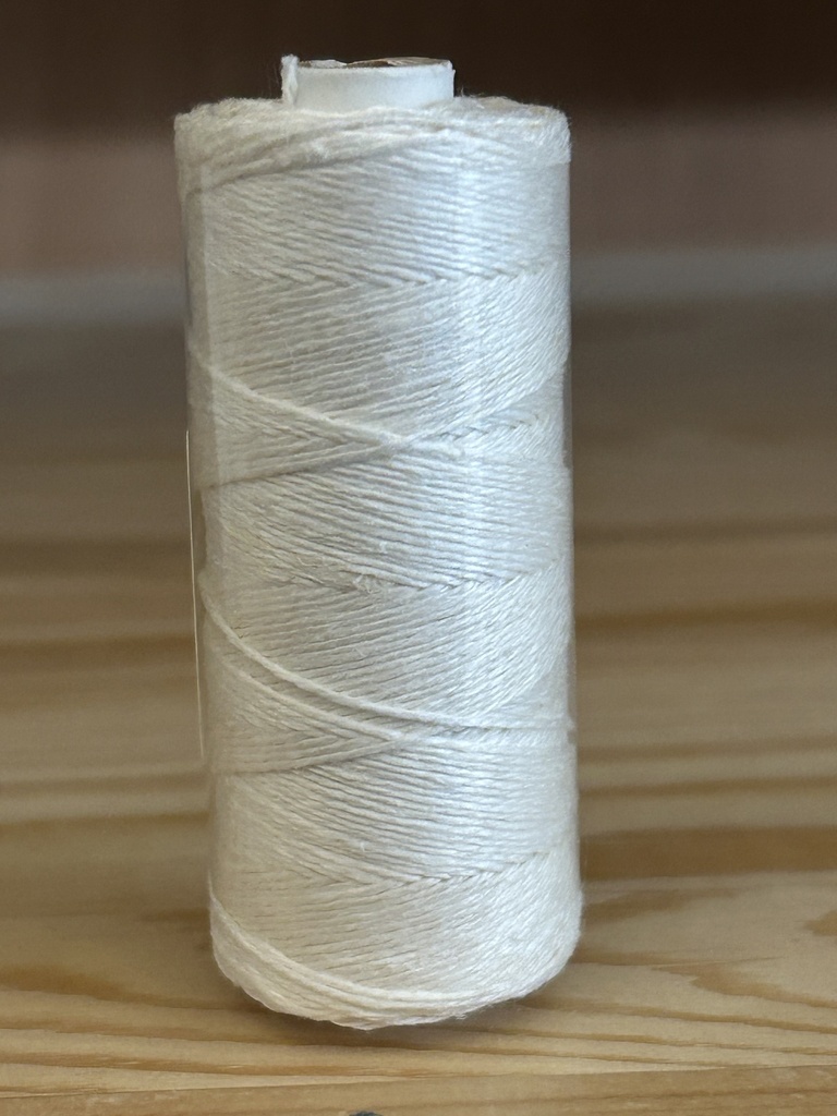 Bockens 100%  Leinen Nel 90/2, 1/2 gebleicht - 12,5 g Spule