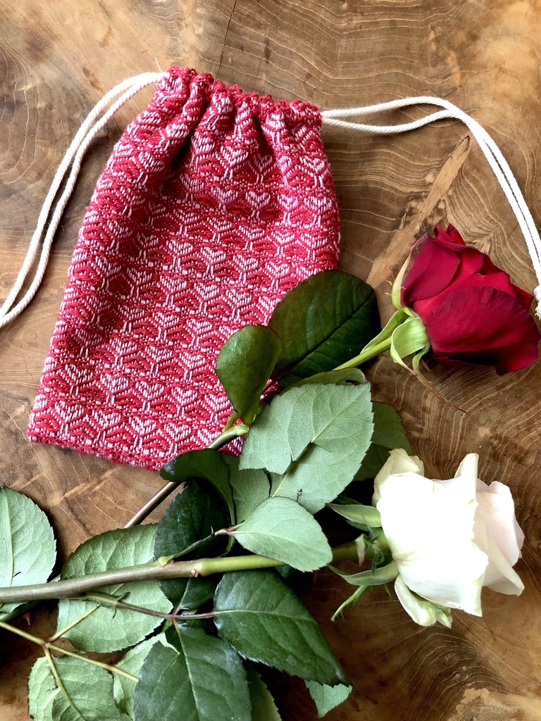Weaving kit small bag 'Valentine' 3 pcs - 8 shafts