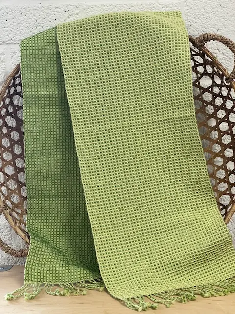 Weaving Kit scarf Andes Green- 4 schafts/4 treadles (2 pieces)