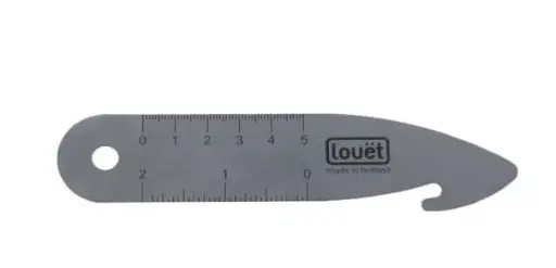 [WA0209] Reed Hook - Stainless steel - with ruler stencil