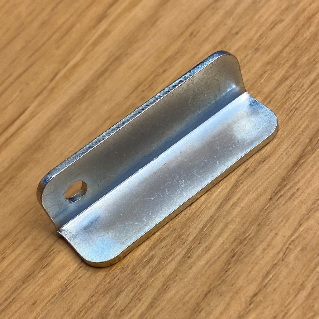 Opboompal (hoekje) 12 x 12mm 40mm lang (blauw verzinkt)