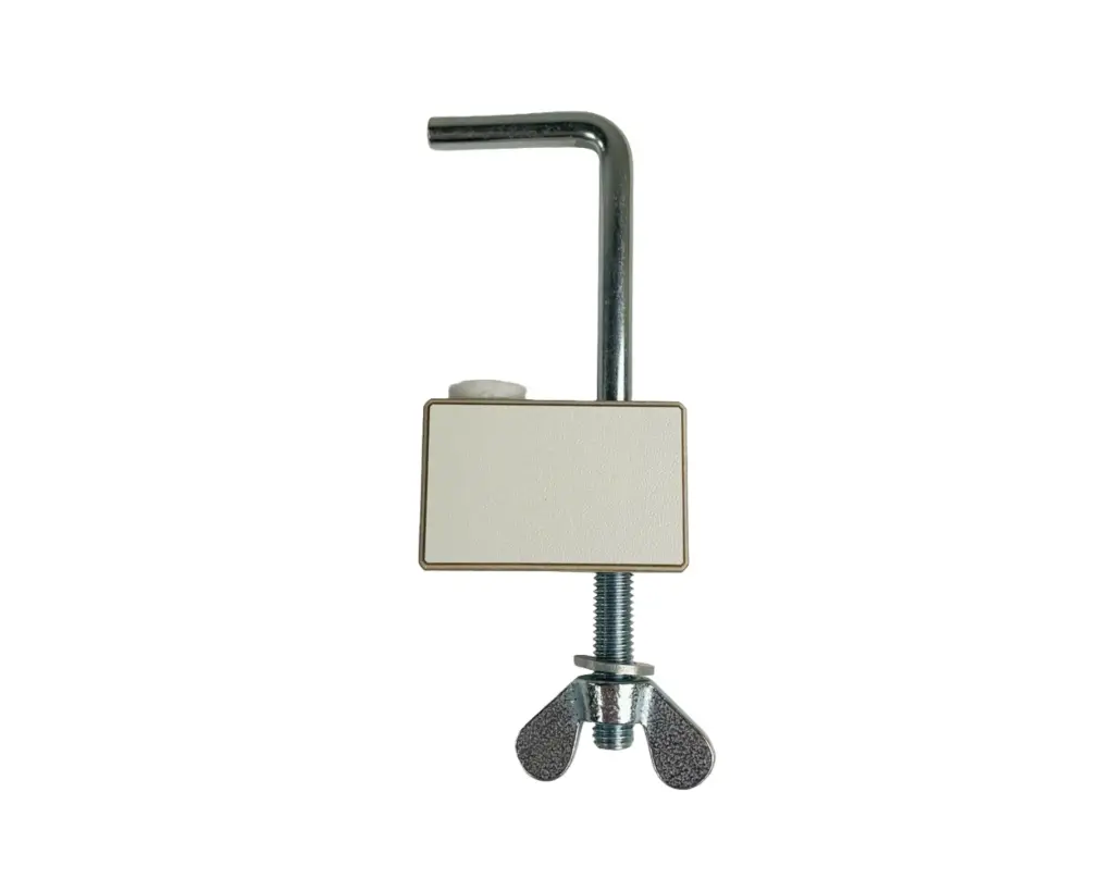 Tafelklem KM wit, 8 mm - per 2 stuks