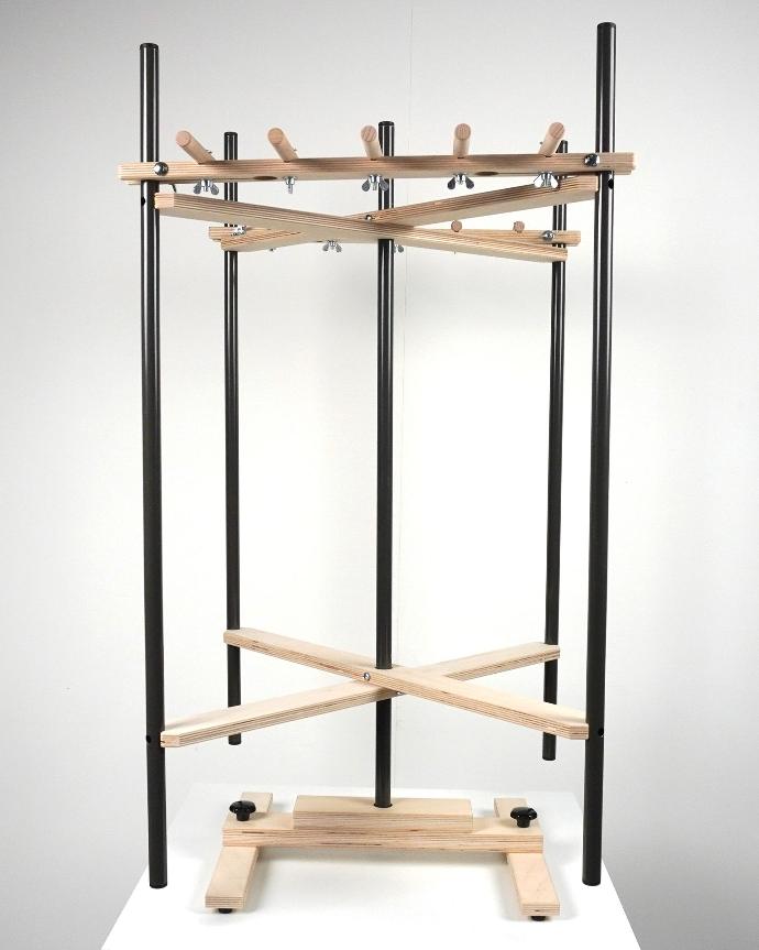 Vertical warping mill - folding