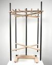 Vertical warping mill - folding