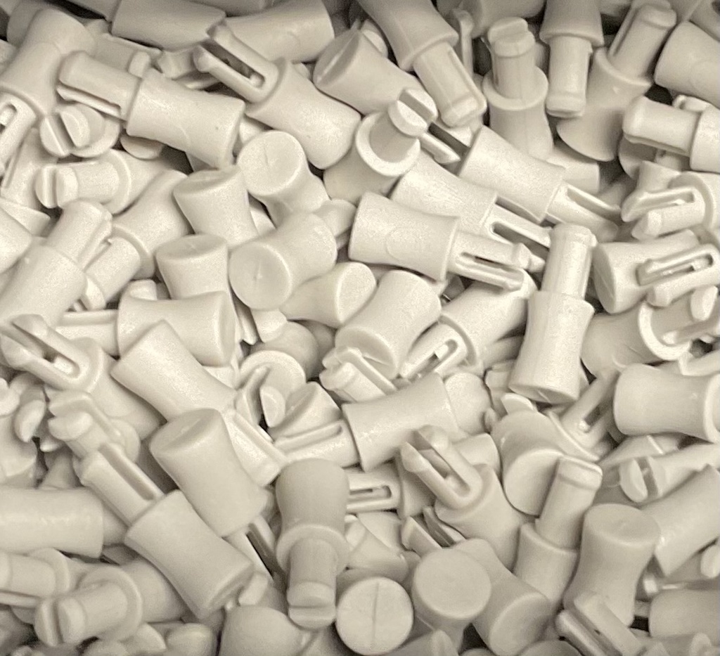 Pegs for dobby bars grey - per 50