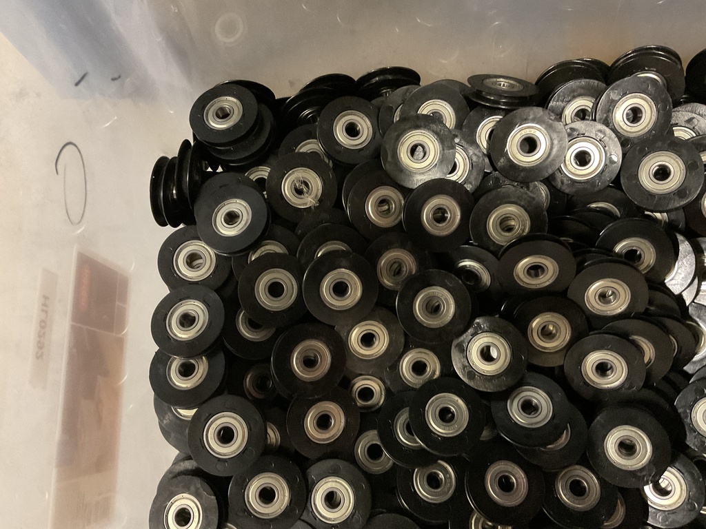 38 mm Rollen mit Lager – Stück