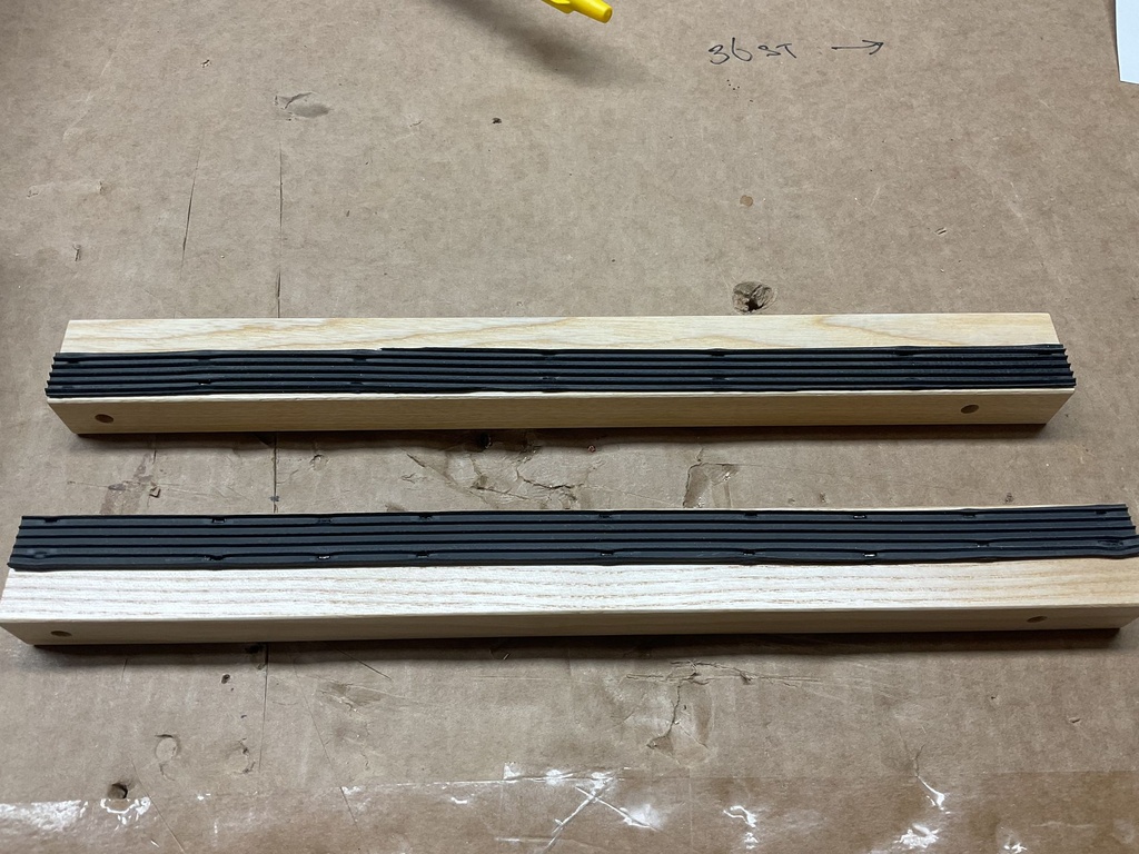 Strook ribloper smal 15x3mm, 165mm lang