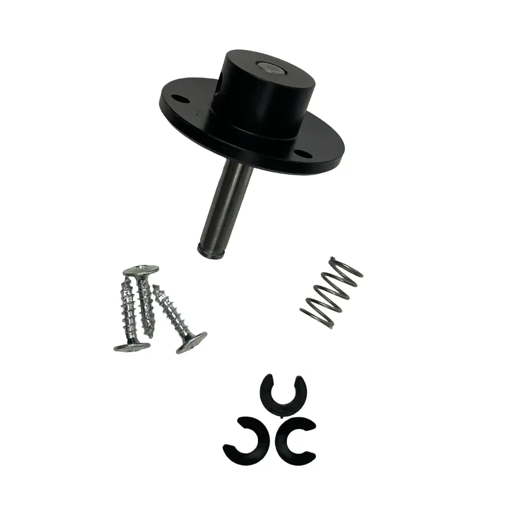 S17 wheel mounting block w/axle (black)