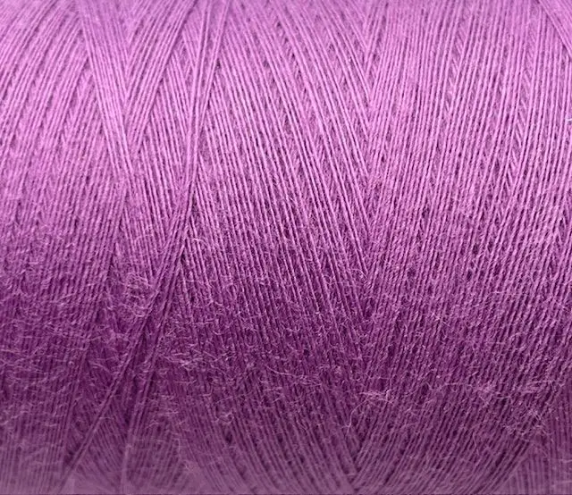 Venne ORGANIC GOTS Baumwolle Nm 34/1x2 gekämt 50 gram nr. 11-4023 lila