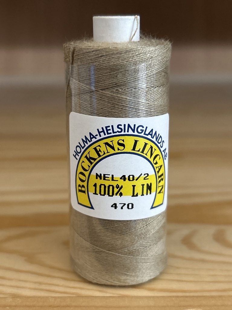 Bockens 100%  Leinen Nel 40/2,  Farbe 470, 25 g Spule