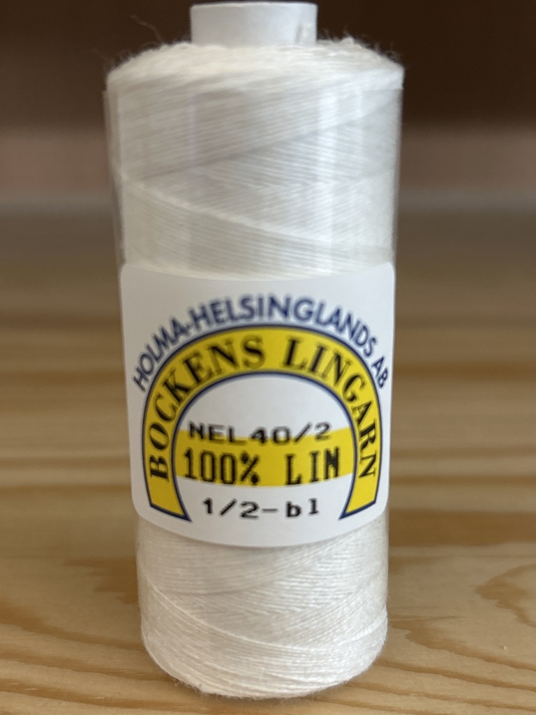 Bockens 100%  Linnen Nel 40/2 4/4 BL 25 gr tube