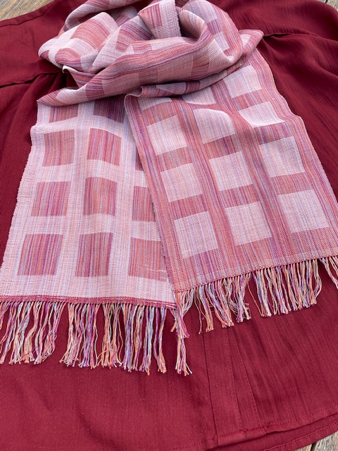 Weefpakket Sjaal Hamar Blush - 4 schachten/6 trappers