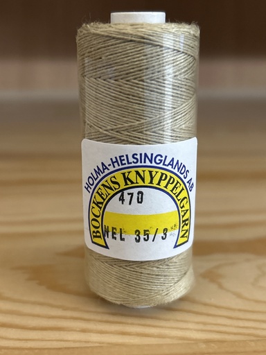 [B-353-470-1] Bockens 100%  Leinen Nel 35/3,  470,  25 g Spule