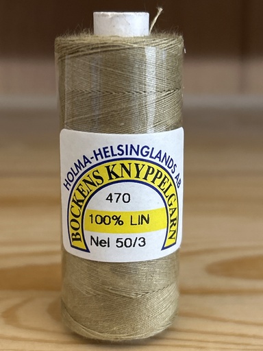 [B-503-470-1] Bockens 100% Leinen Nel 50/3 Farbe 470, 25 g Spule