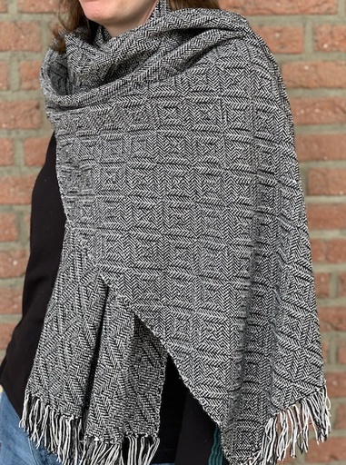 [WP-0097] Yarn Weaving kit shawl Milan - 8 shaft pattern
