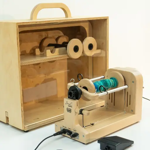 [SP0104C] E-Spinner Jenn-E met hout koffer