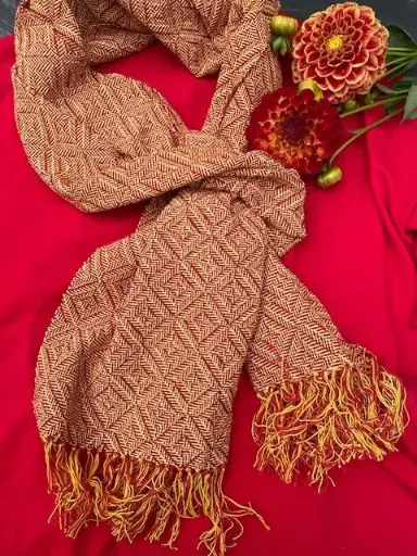 [09010590150] Webpaket Schal Milan gelb/rot - 8 Schäfte