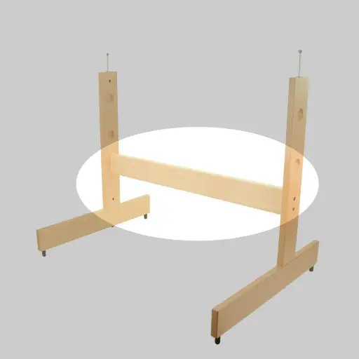 [HL0424] Jane 70 floorstand cross bar 780x84x21