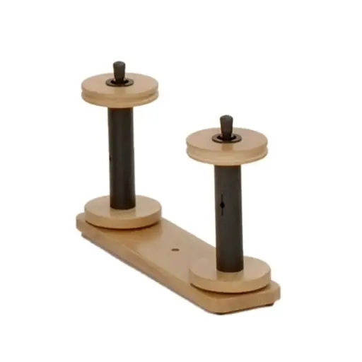 [SA0147] Spulenhalter (Lazy Kate) für Victoria aus Eiche – Gestell mit 2 Spindelstäben