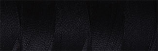 [7-702-7099-1] Venne Cotton Nm 70/2 mercerized mini spool nr. 7-7099 black" - per 6"