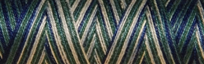 [8-402-4012-1] Venne Cotton Nm 40/2 mercerized multi-color mini spool nr. 8-4012 land" - per 6"