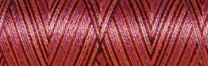 [8-402-4003-1] Venne Cotton Nm 40/2 mercerized multi-color mini spool nr. 8-4003 candy" - per 6"