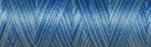 [8-402-3042-1] Venne Cotton Nm 40/2 mercerized multi-color mini spool nr. 8-3042 air" - per 6"