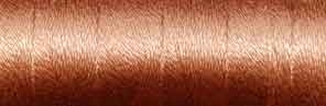 [9-602-6007-1] Venne 100% Silk Nm 60/2 mini spool nr. 9-6007 saddle brown" - per 7"