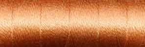 [9-602-6044-1] Venne 100% Silk Nm 60/2 mini spool nr. 9-6044 burnt orange" - per 7"